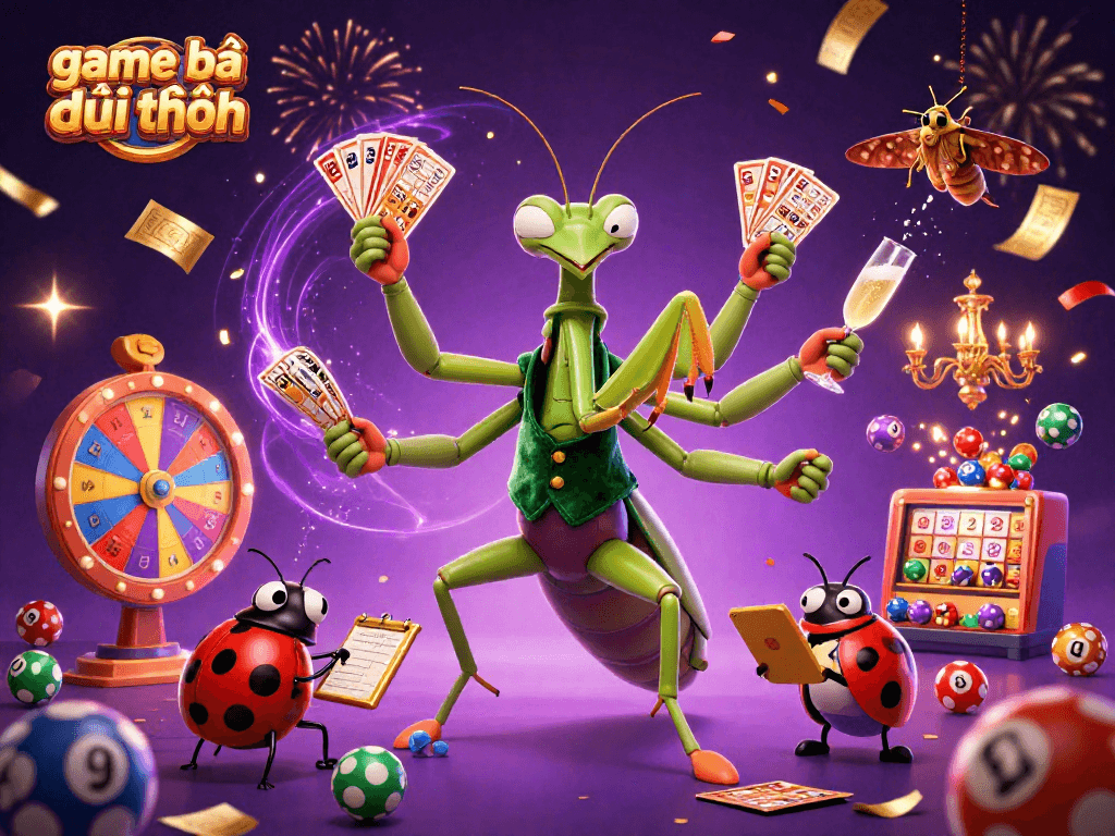 Experience the thrill of game bài đổi thưởng with a dynamic casino scene featuring vibrant elements.