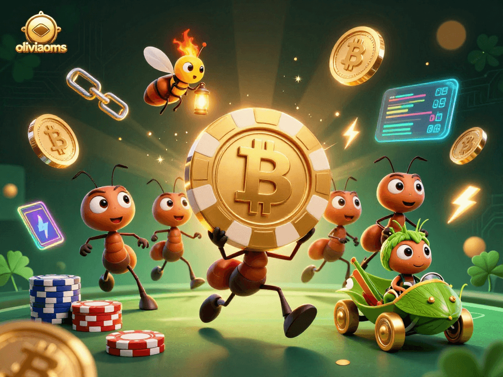 Engage with the dynamic heist scene featuring oliviaooms' animated characters in a poker-themed adventure.