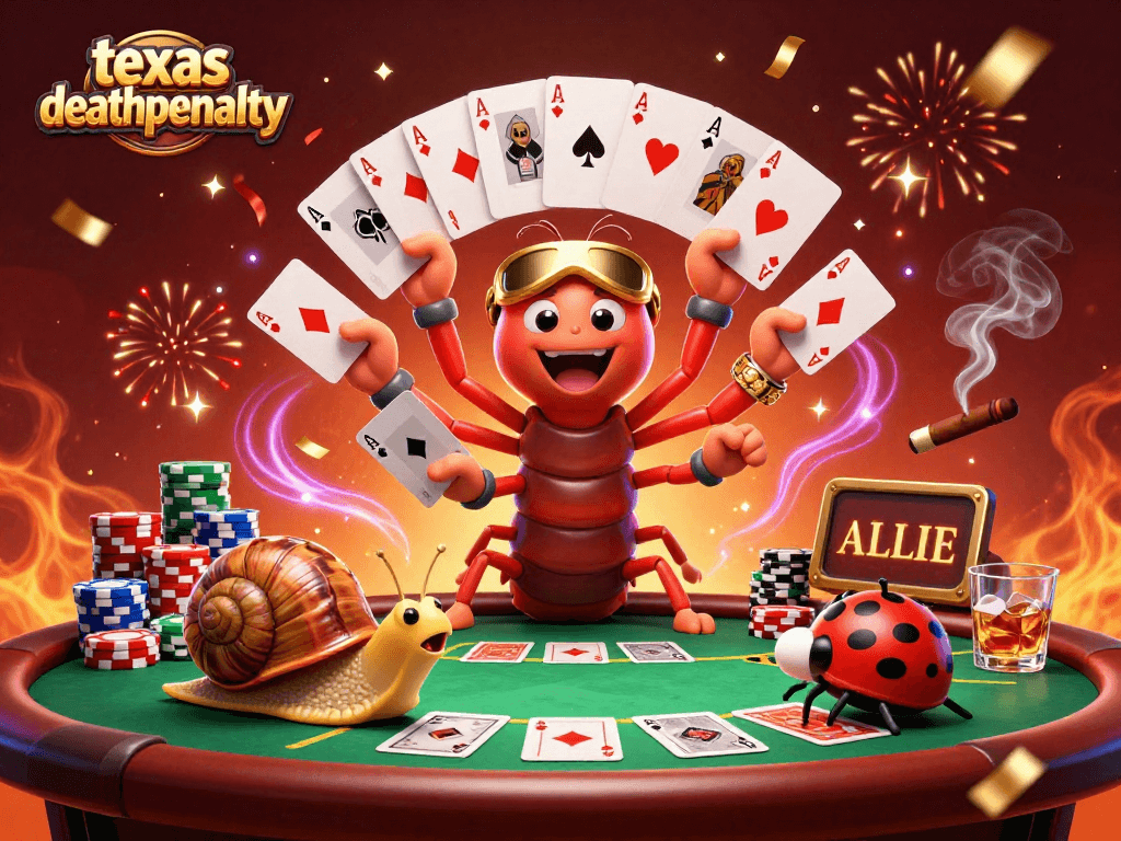 Engage with exciting gameplay at texasdeathpenalty featuring a vibrant 3D casino scene.