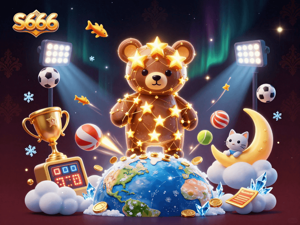 S666 engages players with vibrant sports-themed casino elements and a dazzling wealth of opportunities.
