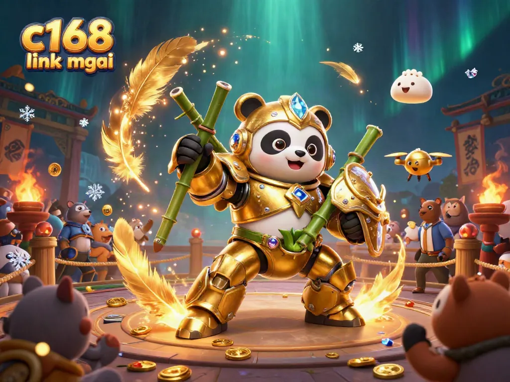 Experience the vibrant world of c168 link mới with dynamic casino-themed battles in a captivating arena.