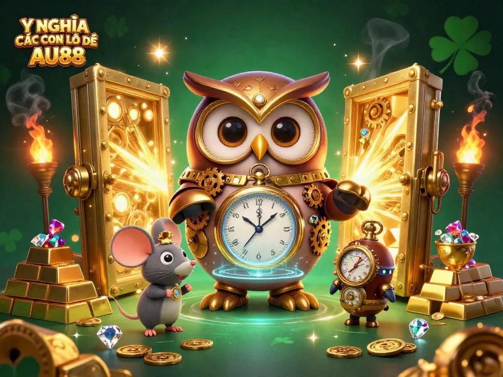 Experience the thrilling meaning of numbers in Ý NGHĨA CÁC CON SỐ TRONG LÔ ĐỀ AU88 through a fantastical 3D scene.