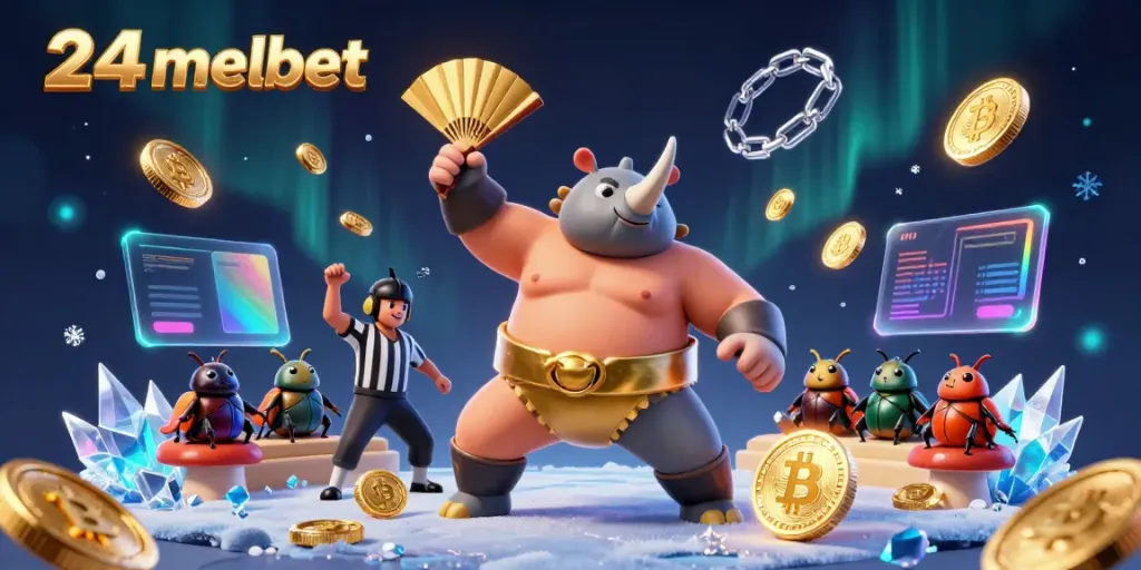 Experience the thrilling world of 24melbet with a beetle champion and crypto coins!