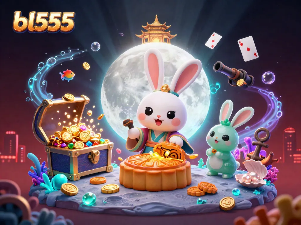 Experience the magic at bl555 with a captivating scene of fortune and fun.