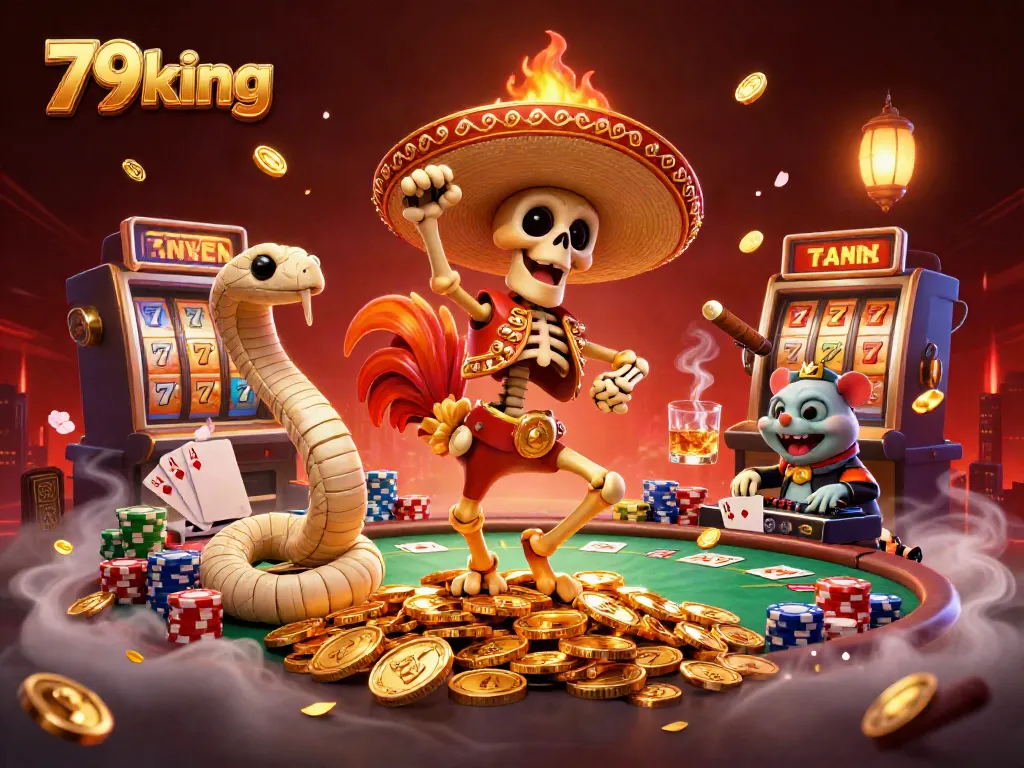 Engage with thrilling games at 79king's casino, featuring vibrant 3D characters and rich symbols.