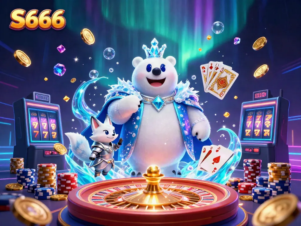 S666 immerses users in a captivating 3D casino world filled with excitement, featuring vibrant gaming elements.