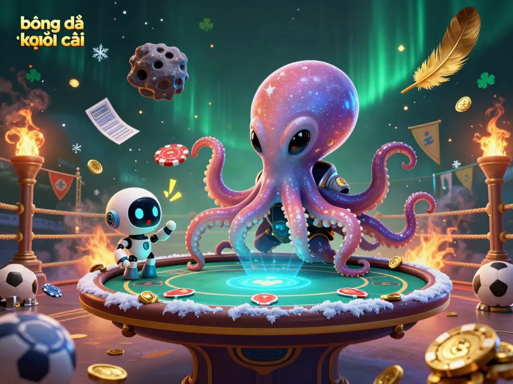 Experience thrilling moments in bóng đá kèo nhà cái with our vibrant alien poker scene, featuring dynamic sports elements.