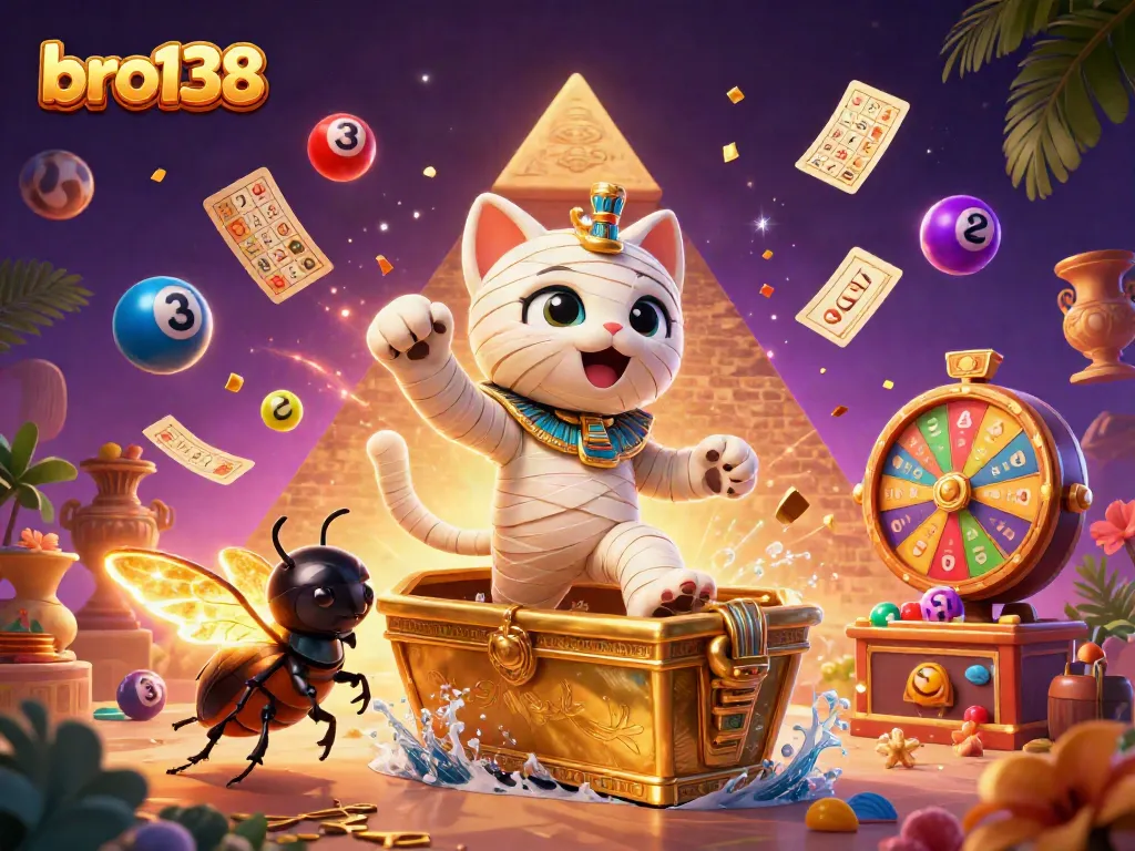 Engage with thrilling gameplay at bro138, featuring vibrant lottery balls and dynamic prize elements.
